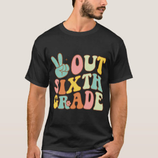Abonnieren Sie die sechste Grade Groovy Letzten Ta T-Shirt