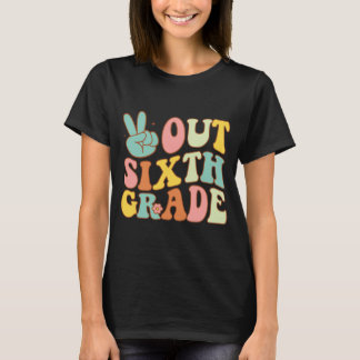 Abonnieren Sie die sechste Grade Groovy Letzten Ta T-Shirt