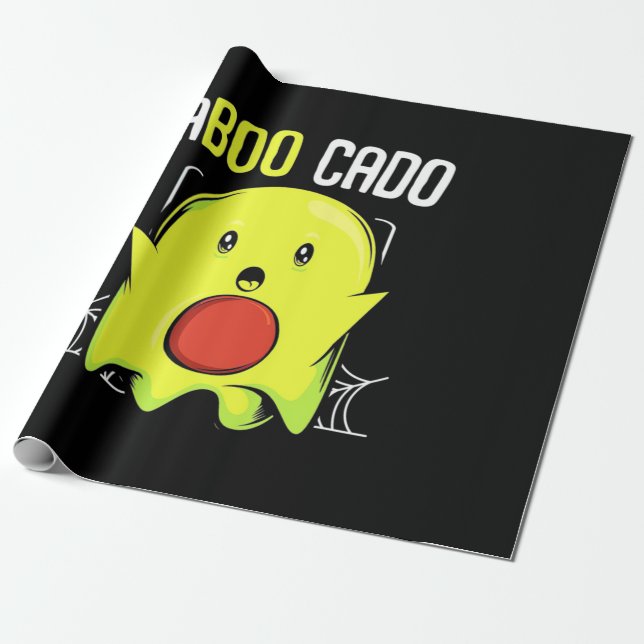 Aboocado Avocado Halloween Geschenkpapier (Ungerollt)