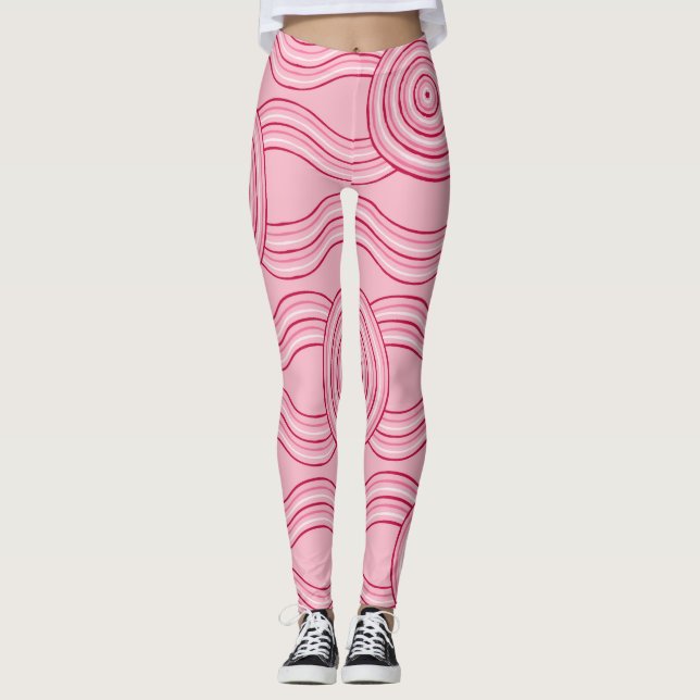 Aboriginal Art Gumnut Leggings (Vorderseite)