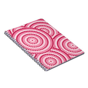 Aboriginal dot painting notizblock