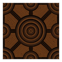 Aboriginal dot painting