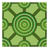 Aboriginal dot painting