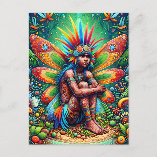 Aboriginal Fairy Postkarte (Vorderseite)