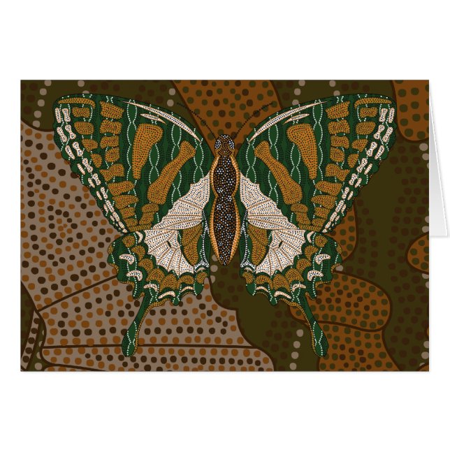 Aboriginal Swallowtail Card (Vorderseite (Horizontal))