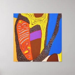 Aborigine Abstrakt Art Vol. 09 Leinwanddruck