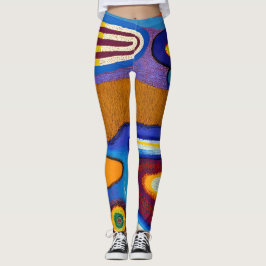 Aborigine-Abstrakt Art Vol. 4 Leggings