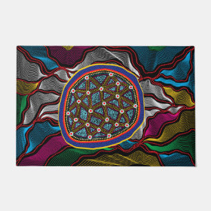 Aborigine-Design-15 Türmatte