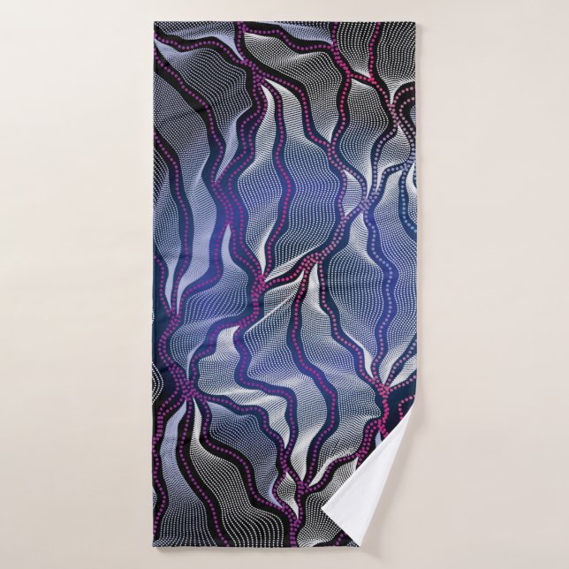 Aborigine-Design-16 Handtuch Badhandtuch Set (Badehandtuch)