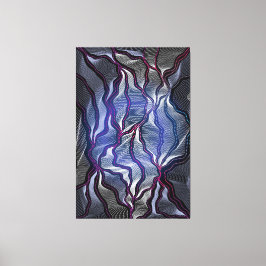 Aborigine Design-16 Stretched Canvas Print Leinwanddruck
