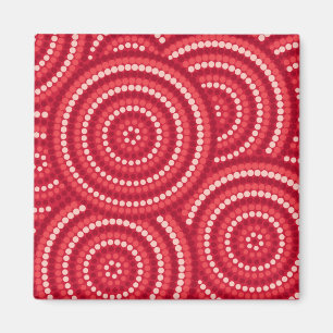 Aborigine-Dot-Malerei Magnet
