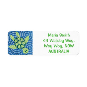 Aborigine-Dot-Malschildkröte