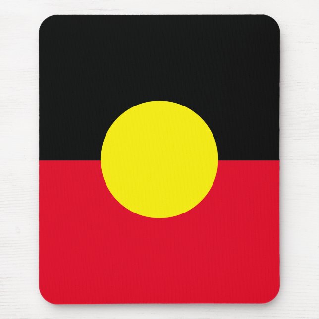 Aborigine-Flag-Maus Mousepad (Vorne)