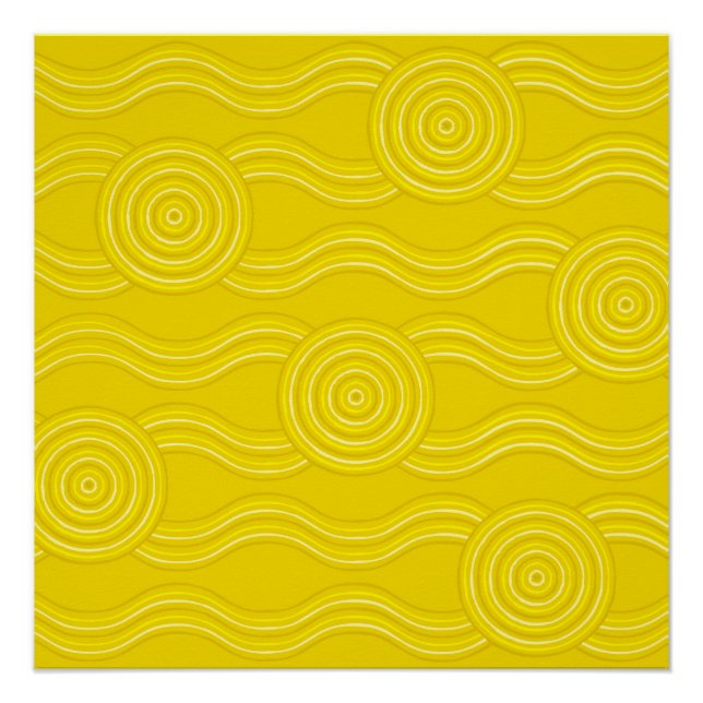 Aborigine-Kunst Poster (Vorderseite)