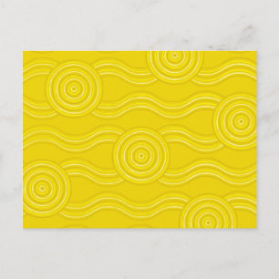 Aborigine-Kunst Postkarte