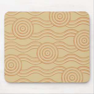 Aborigine-Kunst-Sandstein Mousepad