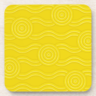 Aborigine-Kunst Untersetzer