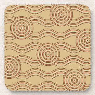 Aborigine-Kunst Untersetzer