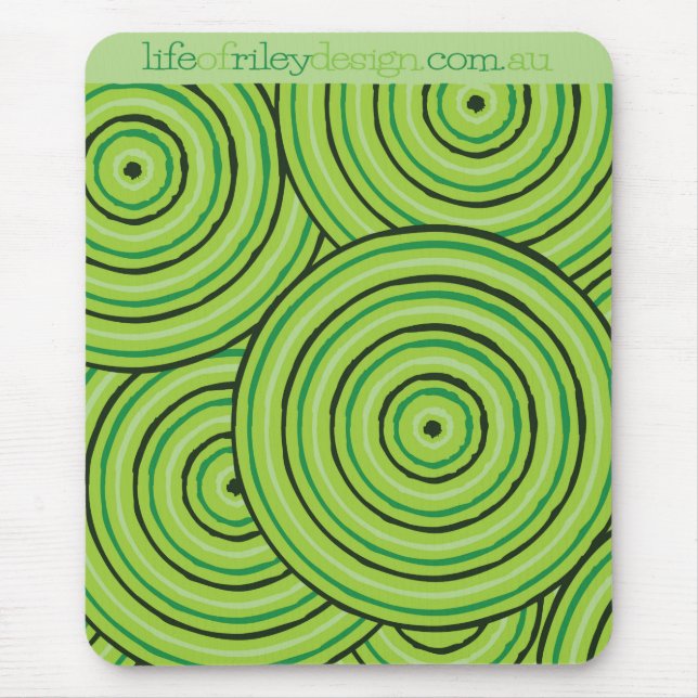 Aborigine-Leinenmalerei Mousepad (Vorne)
