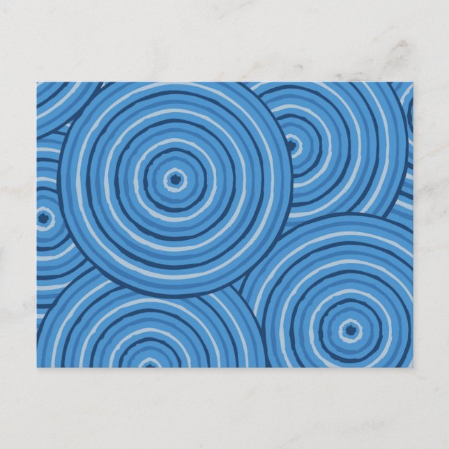 Aborigine-Leinenmalerei Postkarte (Vorderseite)