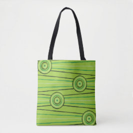 Aborigine-Linien- und Kreismalerei Tasche