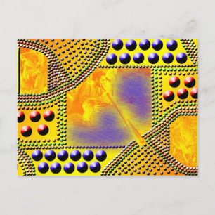 Aborigine-Postkarte Postkarte