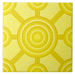 Aborigine-Punktmalerei Fliese