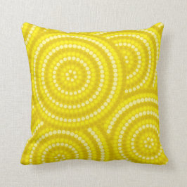 Aborigine-Punktmalerei Kissen