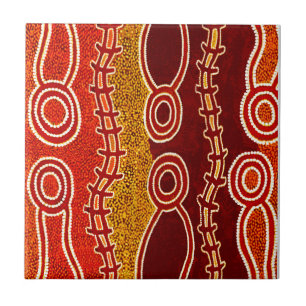 Aborigine-Serpents. Fliese