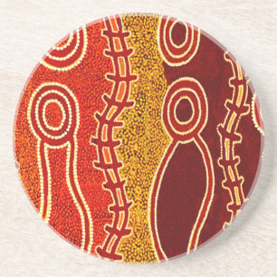 Aborigine-Serpents. Getränkeuntersetzer