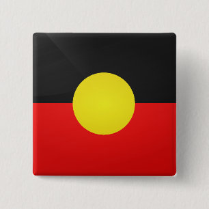 Aborigy Glossy Square Flag Button
