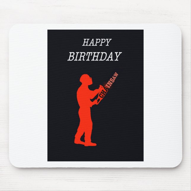 Aborist Tree Chirurg Geburtstag Geschenk. Mousepad (Vorne)