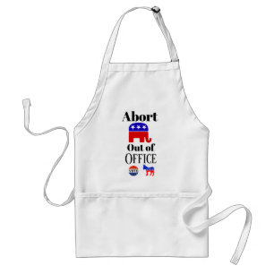Abort GOP Out-Office-Schürze Schürze