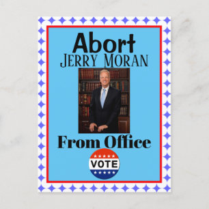 Abort Jerry Moran Carte postale