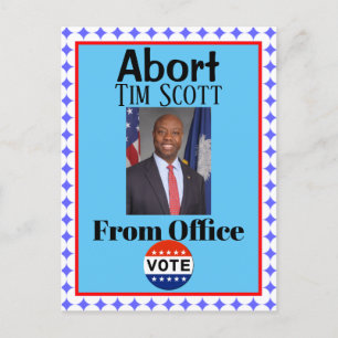 Abort Tim Scott Postcard Postkarte