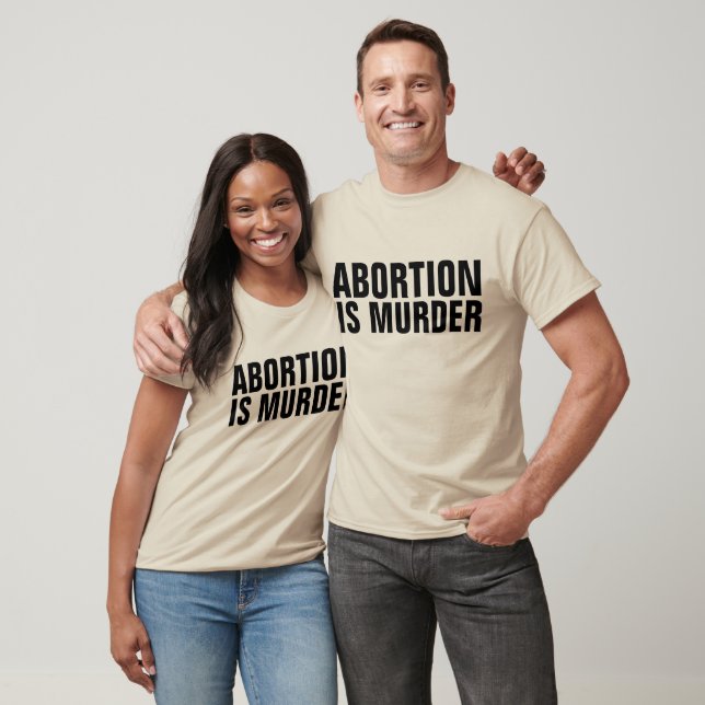 ABORTION IST MURDER, PRO-LIFE-T - Shirt (Unisex)