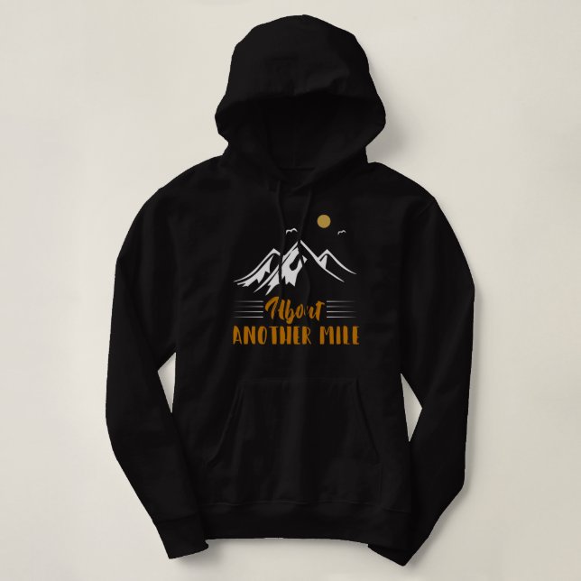 About another Mile Hoodie (Design vorne)