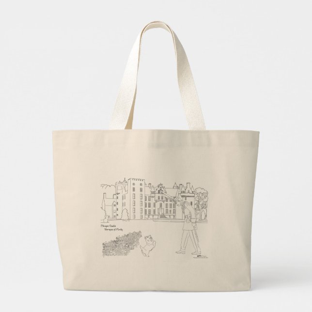 Aboyne Castle Archer et Scottie Dog Sac fourre-tou (Dos)