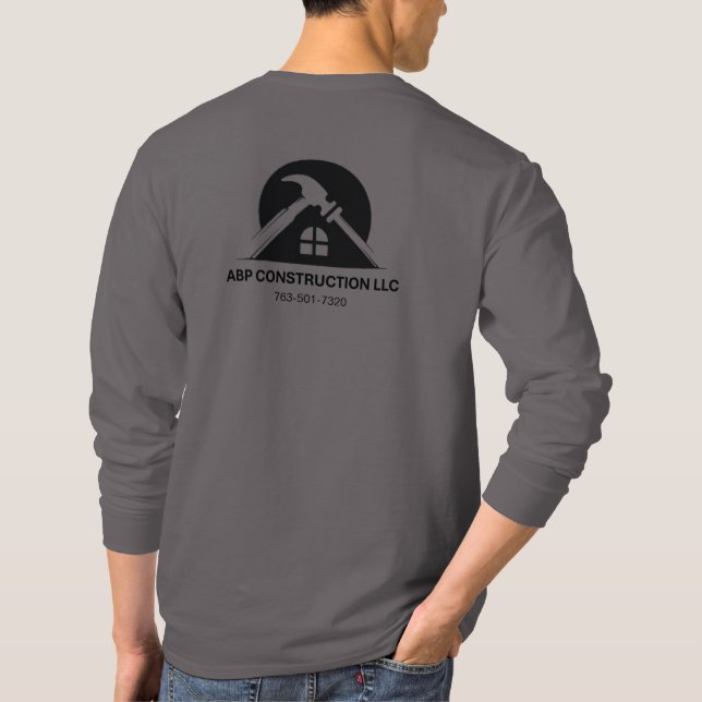 ABP-Bauweise Vorderseite/Rückseite Crew mit langen T-Shirt (Rückseite)