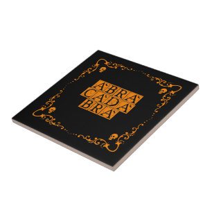 Abracadabra Magic Word Keramik Tile Fliese