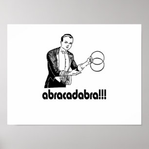 Abracadabra Magician Poster