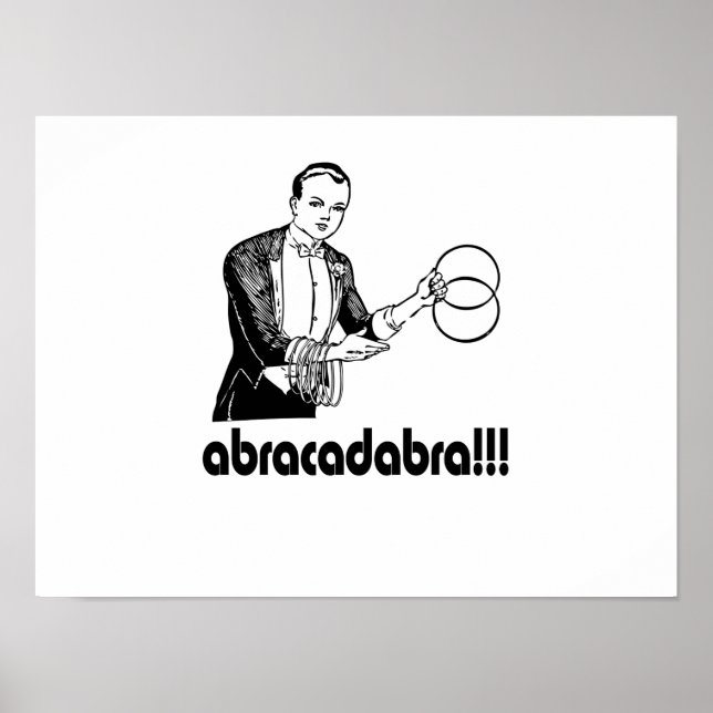 Abracadabra Magician Poster (Vorne)
