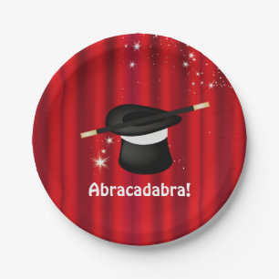 Abracadabra Magie Geburtstagspartei Pappteller