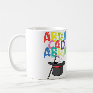 Abracadabra Zauberer Kaninchen In Einem Hut Zauber Kaffeetasse