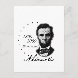 Abraham (Abe) Lincoln Bicentennial Postkarte