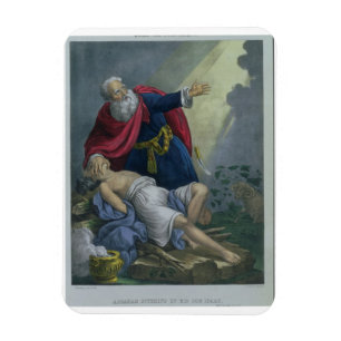 Abraham, der herauf seinen Sohn Isaac, von einem Magnet