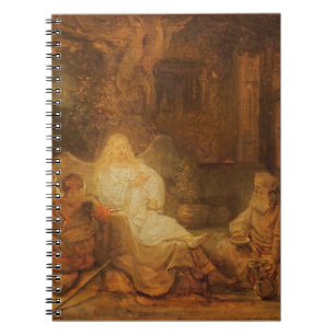 Abraham empfängt die drei Engel, 1646 (Öl auf PA Notizblock