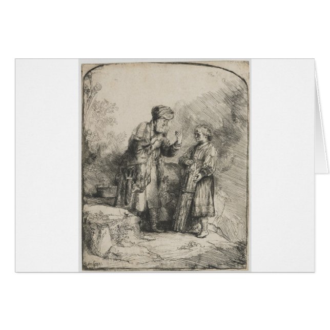 Abraham et Isaac (Devant horizontal)