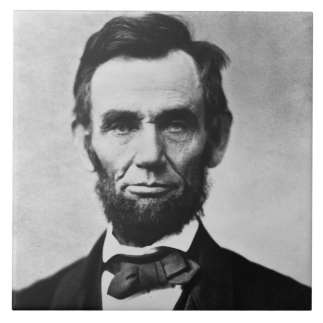 Abraham Lincoln: 16. Präsident von Amerika Fliese (Vorderseite)