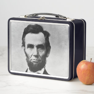 Abraham Lincoln: 16. Präsident von Amerika Metall Brotdose